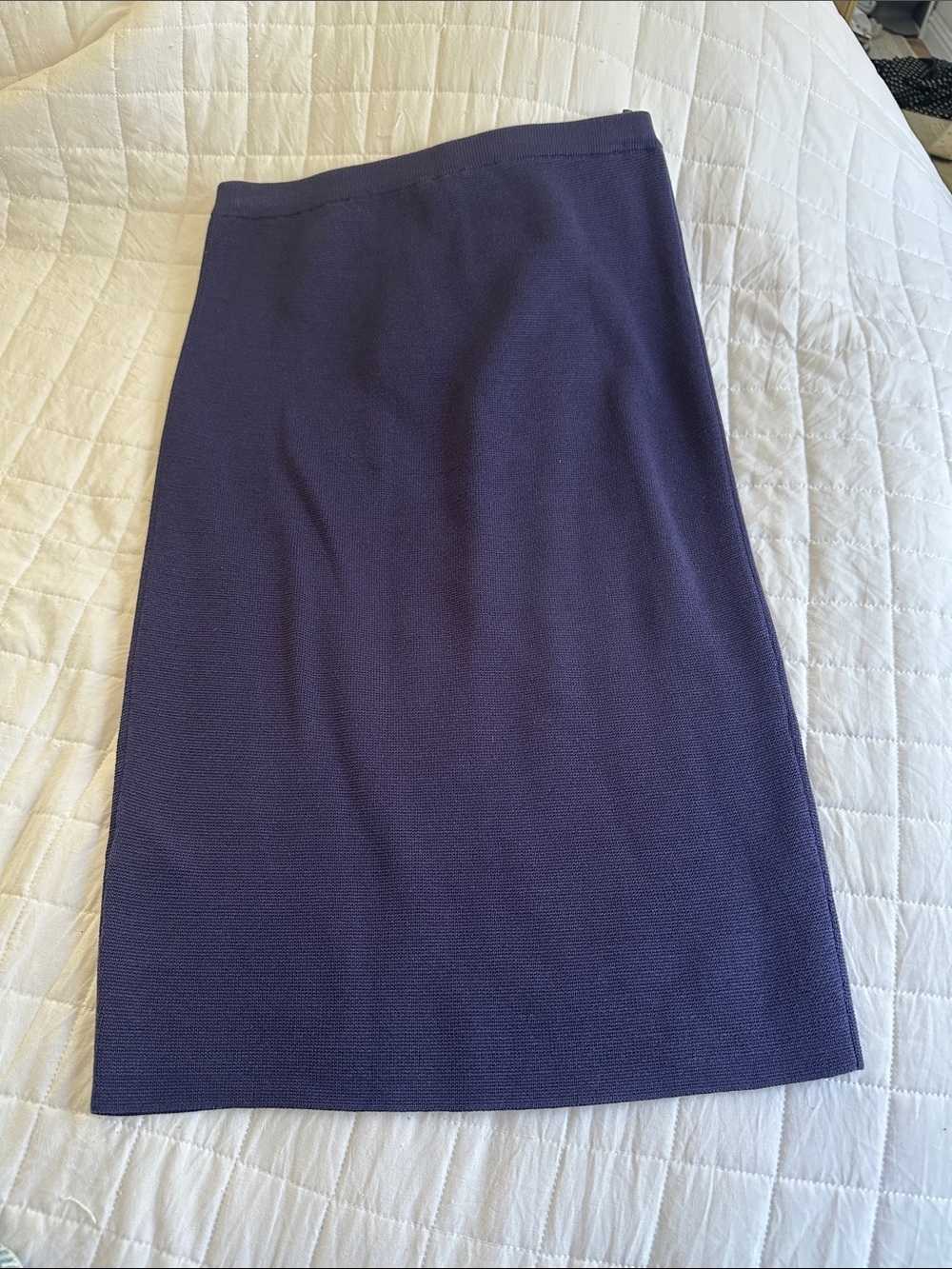 Eileen Fisher Deep Purple Pencil Skirt